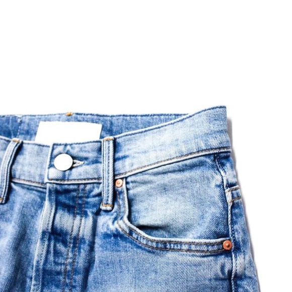 Mother High waisted hiker hover undone hem 24 - Picture 7 of 9